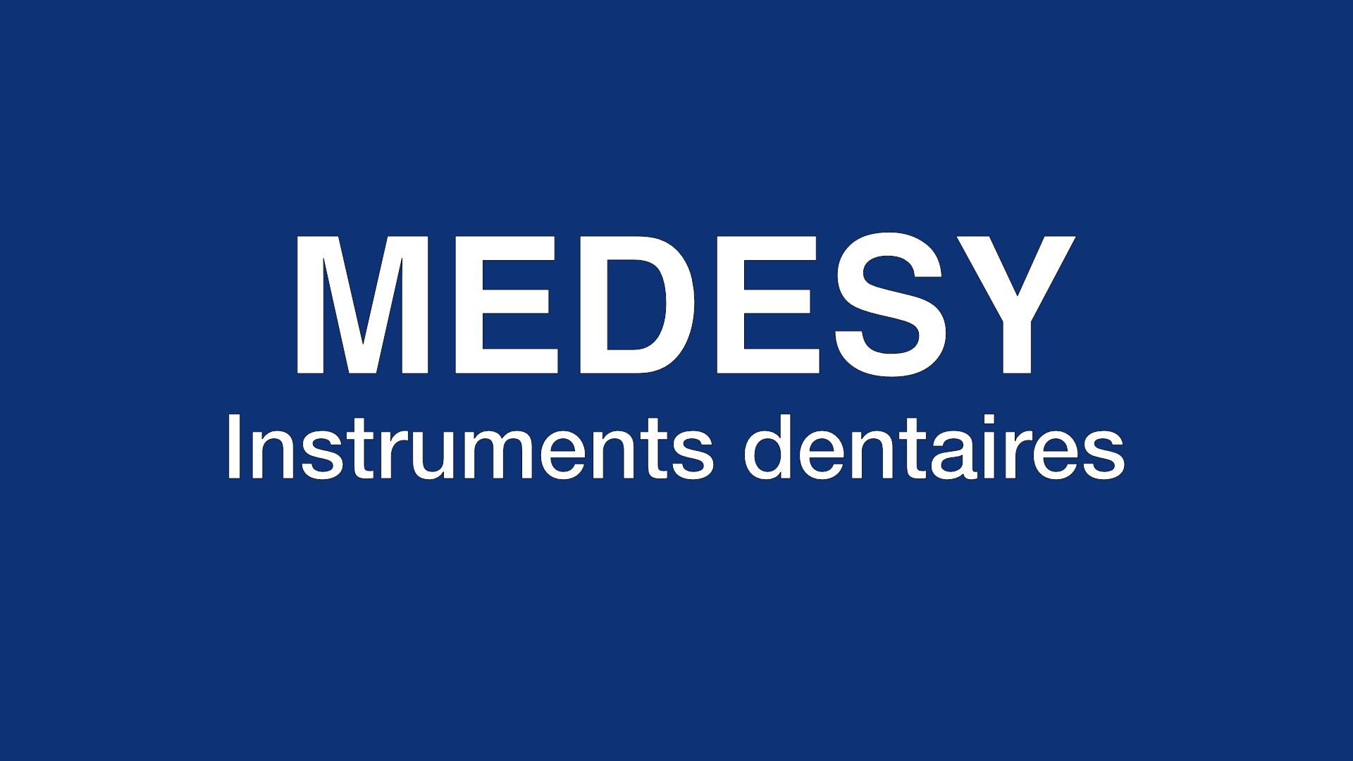 catalogue instrument dentaire medesy
